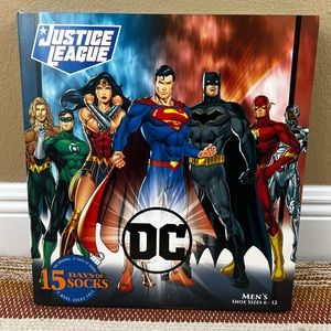 NWT Justice League 15 days of sock set 🧦🎄